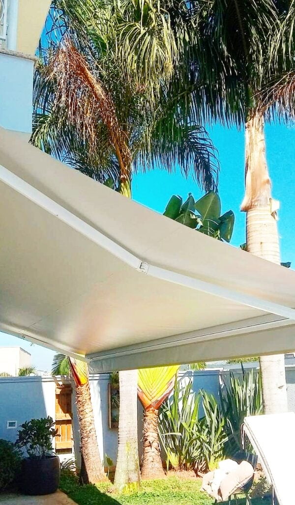 Toldo Italiano articulado Branco Italiano - Toldos Iguatemi