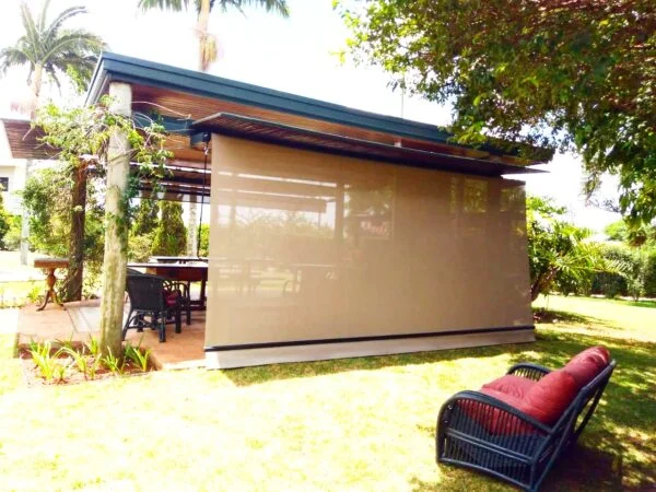 Toldo Cortina Screen Bege - Toldos Iguatemi